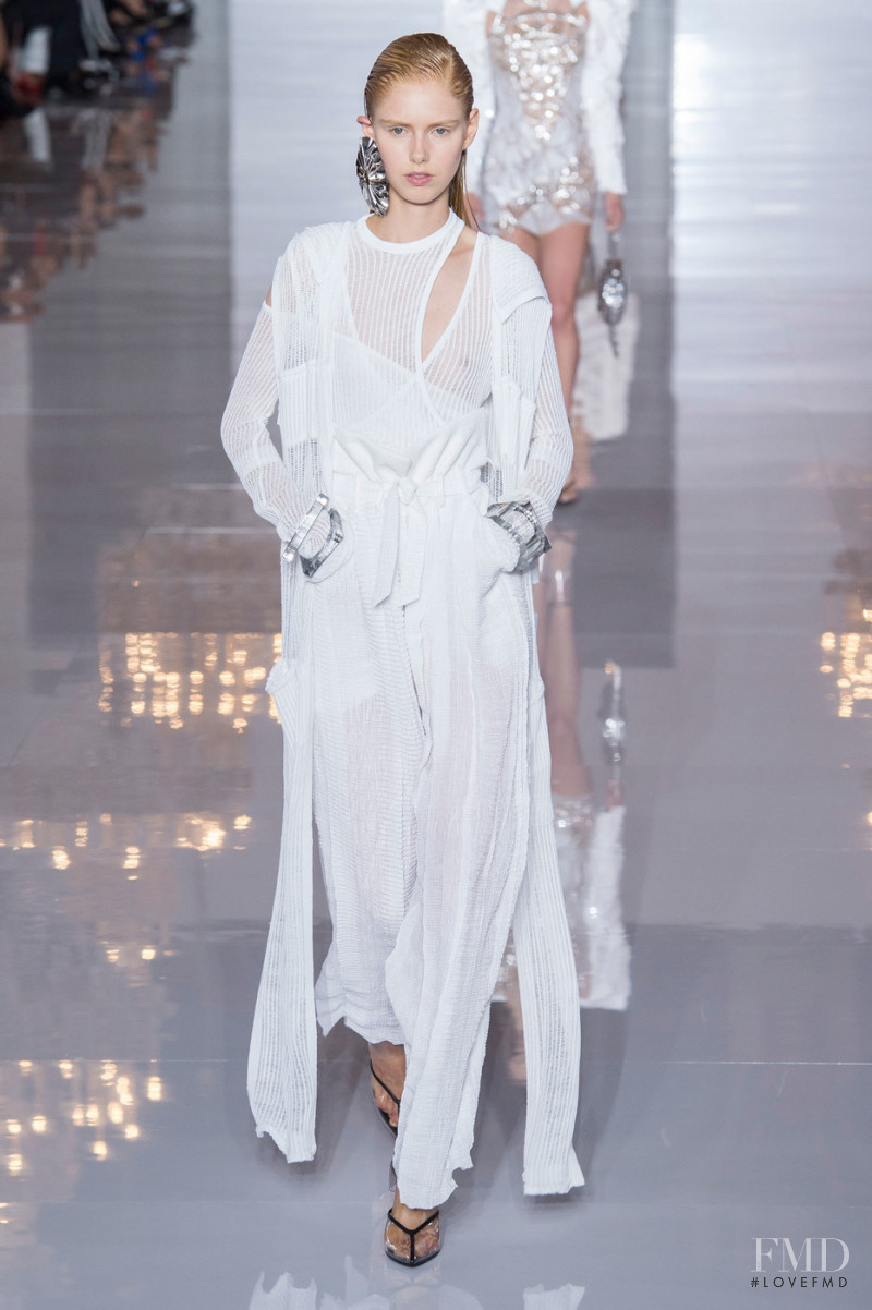 Lululeika Ravn Liep featured in  the Balmain fashion show for Spring/Summer 2019