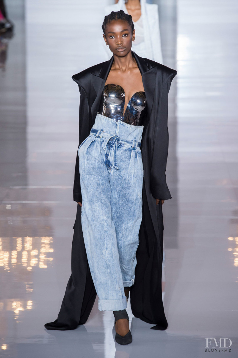 Imari Karanja featured in  the Balmain fashion show for Spring/Summer 2019