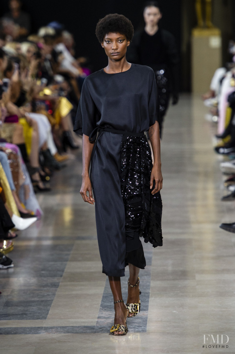 Mame Camara featured in  the Rochas fashion show for Spring/Summer 2019