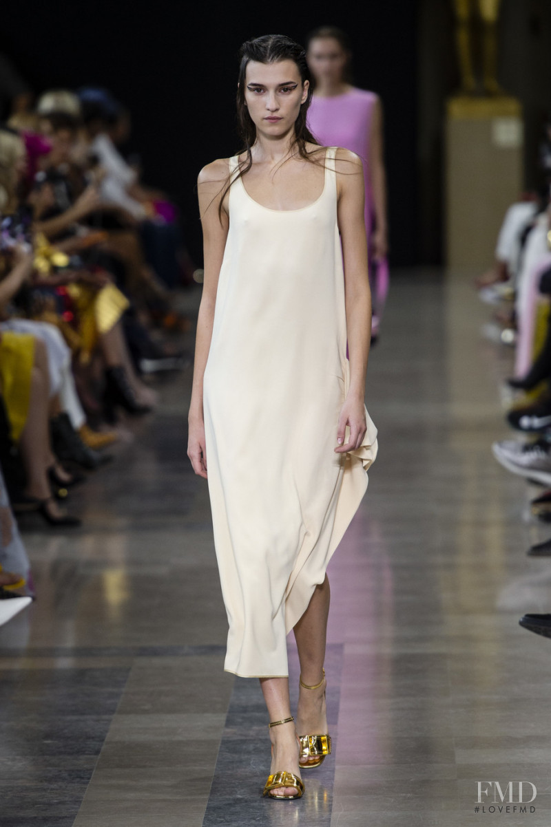 Irina Djuranovic featured in  the Rochas fashion show for Spring/Summer 2019