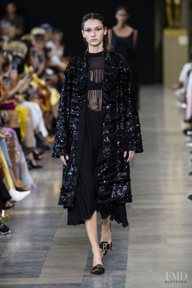Justine Asset featured in  the Rochas fashion show for Spring/Summer 2019