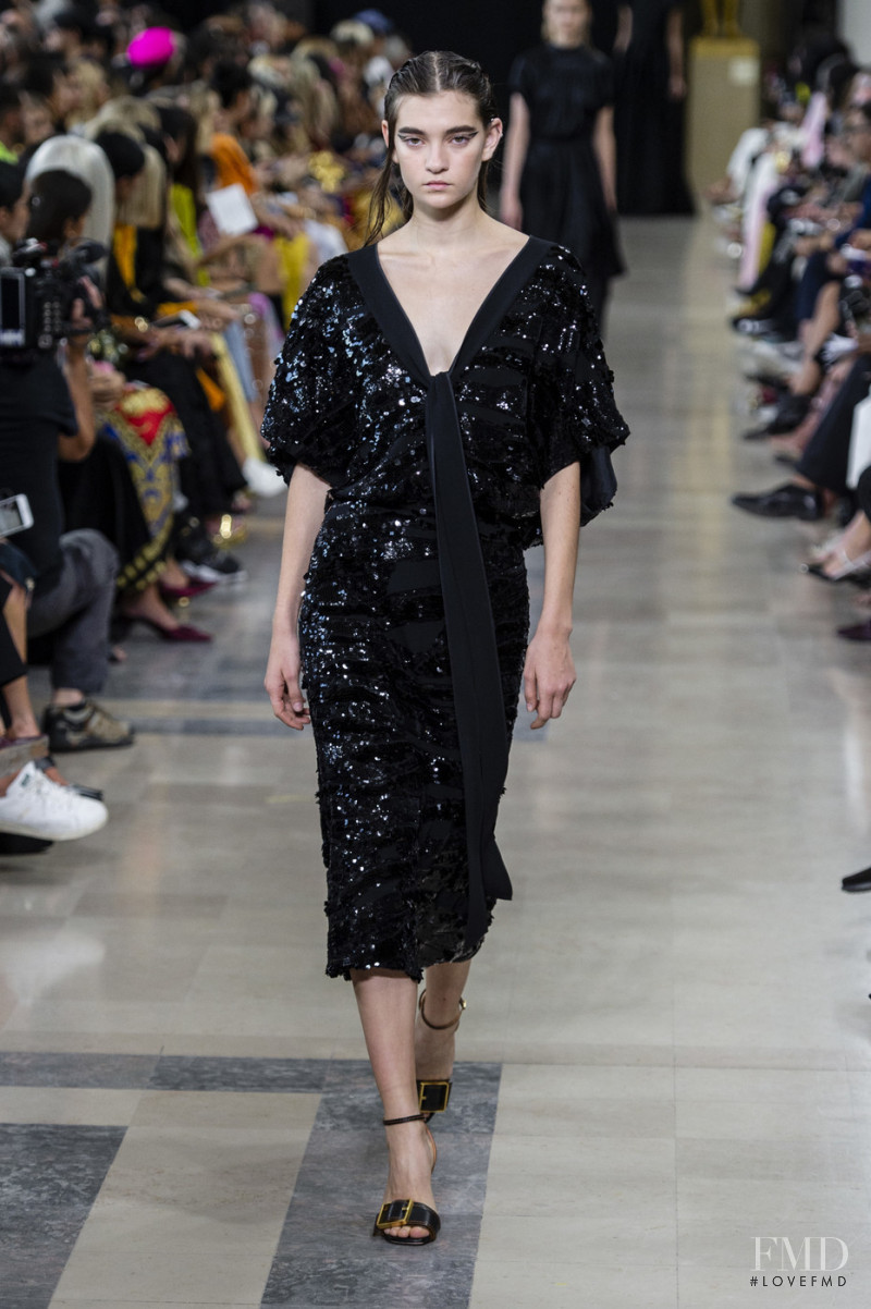 Yuliia Ratner featured in  the Rochas fashion show for Spring/Summer 2019