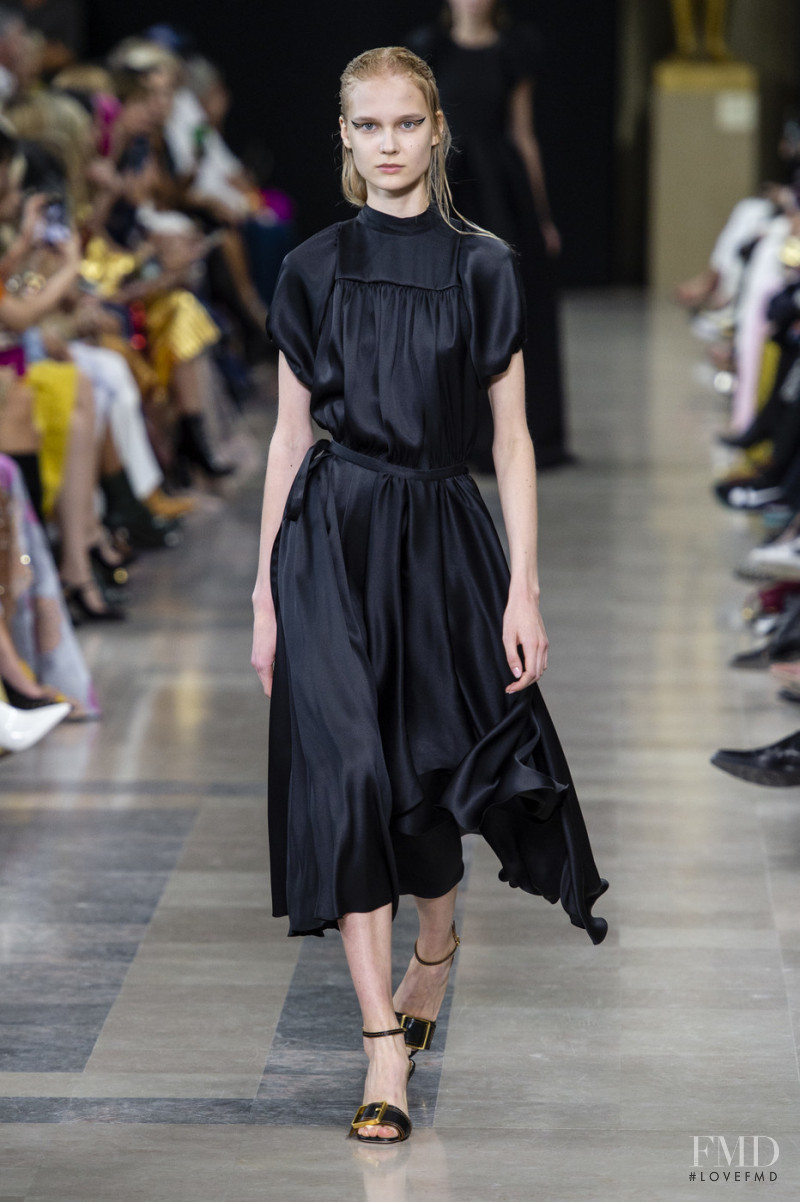 Alina Egorova featured in  the Rochas fashion show for Spring/Summer 2019