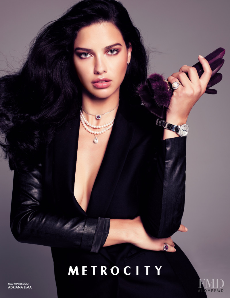 Adriana Lima featured in  the Metrocity advertisement for Autumn/Winter 2013