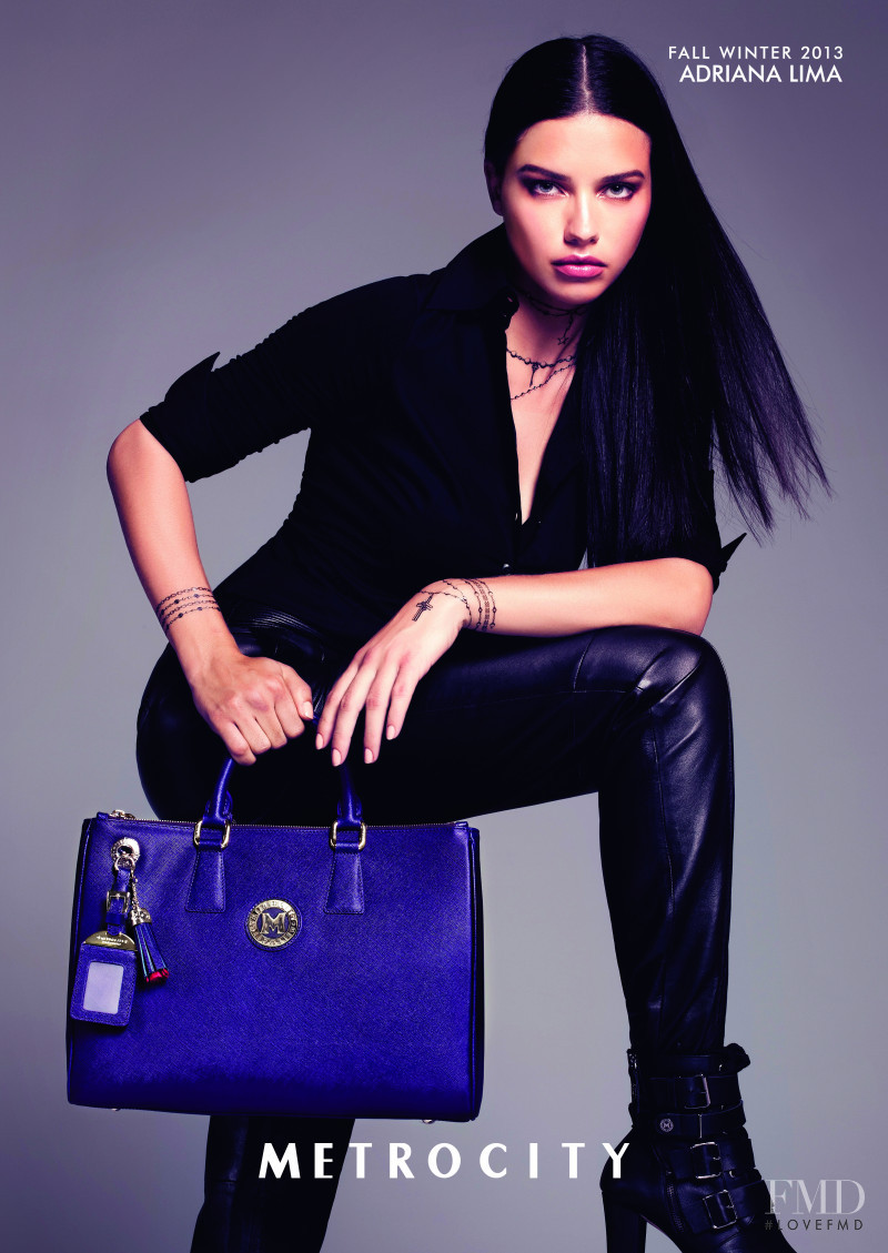 Adriana Lima featured in  the Metrocity advertisement for Autumn/Winter 2013