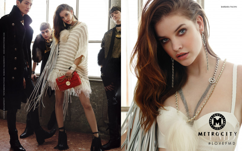 Barbara Palvin featured in  the Metrocity advertisement for Autumn/Winter 2016