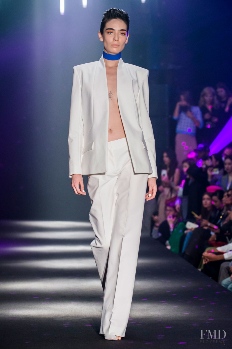 Cristina Piccone featured in  the Guy Laroche fashion show for Spring/Summer 2019