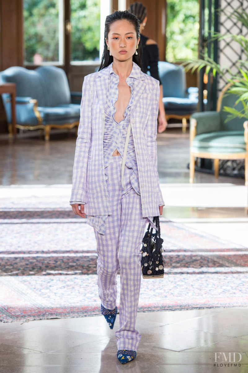 Jing Wen featured in  the Altuzarra fashion show for Spring/Summer 2019