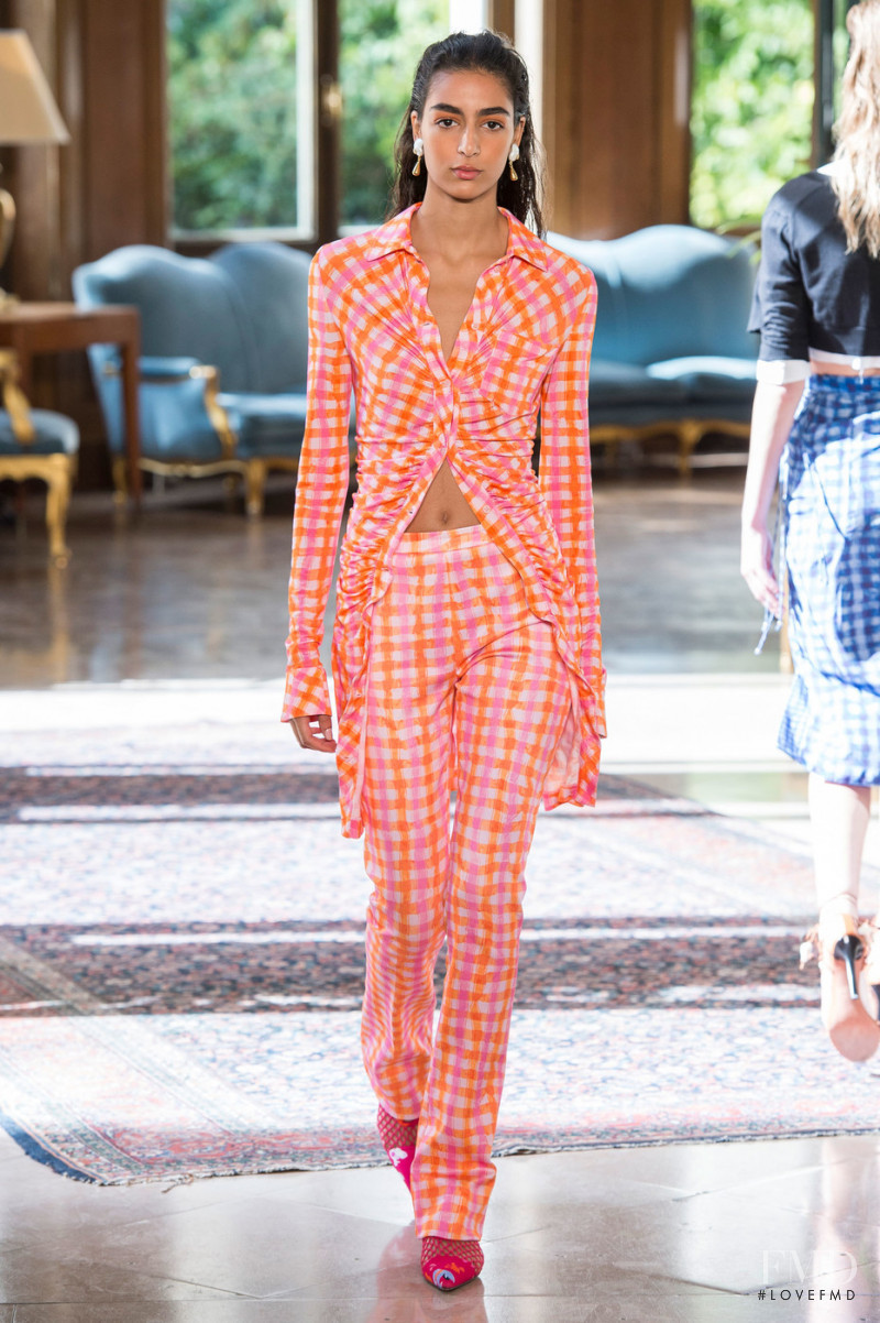 Nora Attal featured in  the Altuzarra fashion show for Spring/Summer 2019