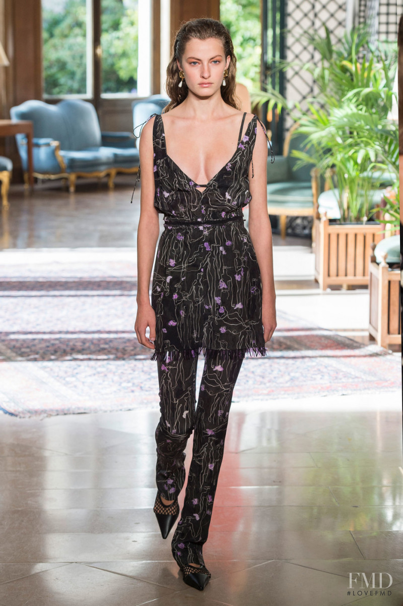 Felice Noordhoff featured in  the Altuzarra fashion show for Spring/Summer 2019