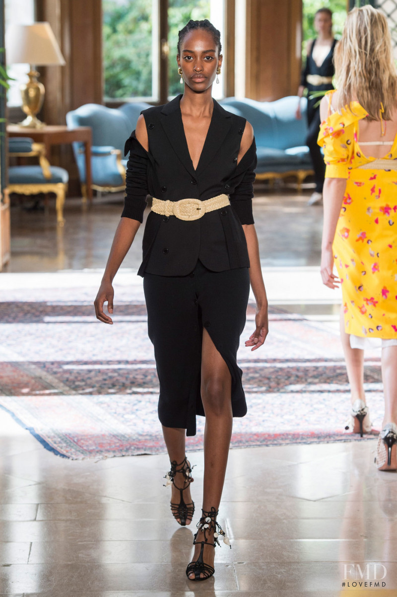 Lalani Ali featured in  the Altuzarra fashion show for Spring/Summer 2019