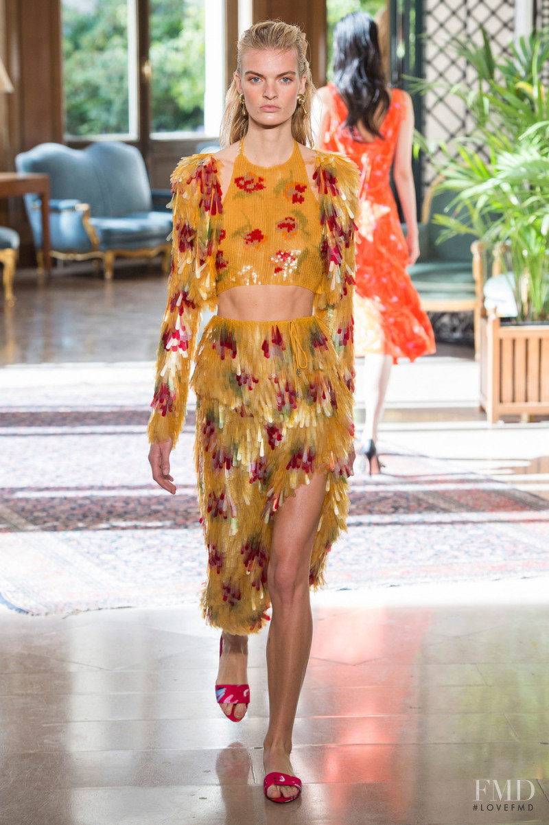 Juliane Grüner featured in  the Altuzarra fashion show for Spring/Summer 2019