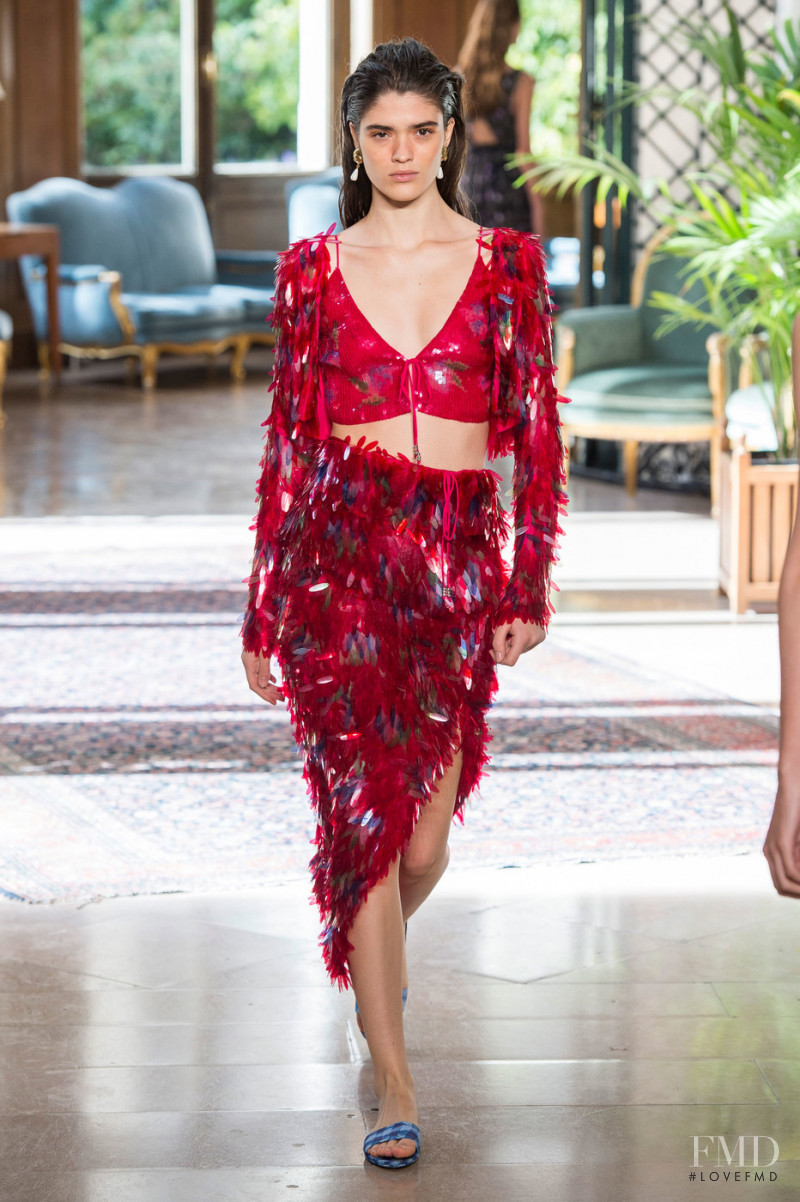 Alexandra Maria Micu featured in  the Altuzarra fashion show for Spring/Summer 2019