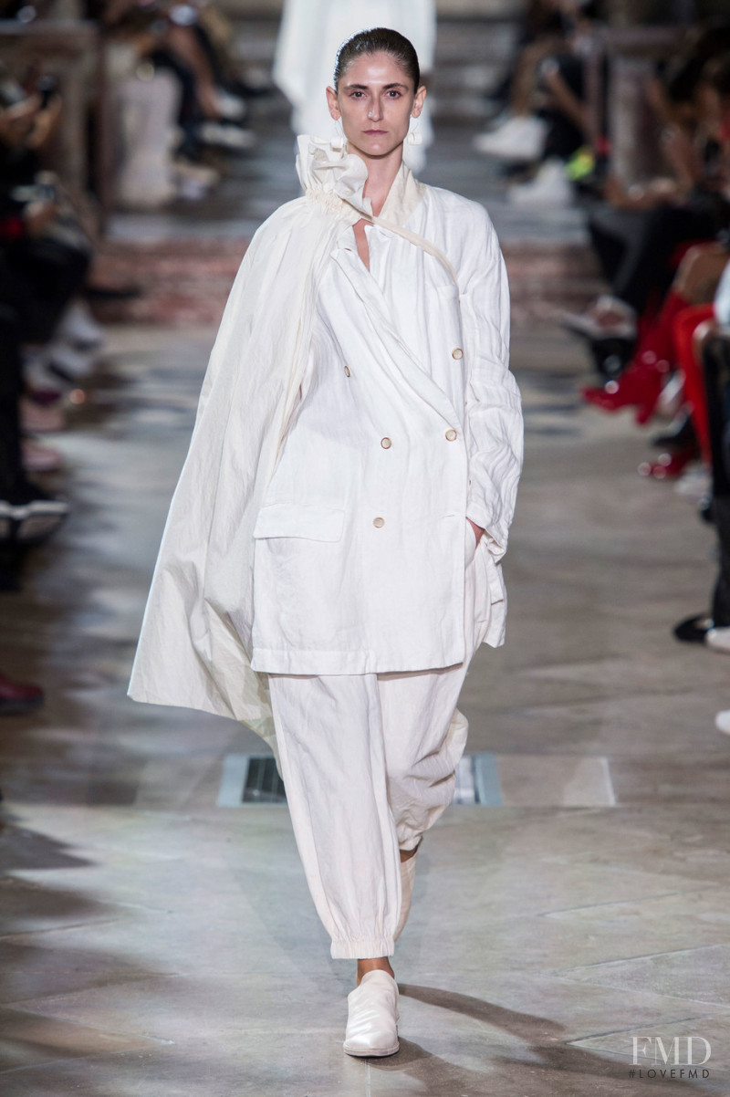Daiane Conterato featured in  the Uma Wang fashion show for Spring/Summer 2019