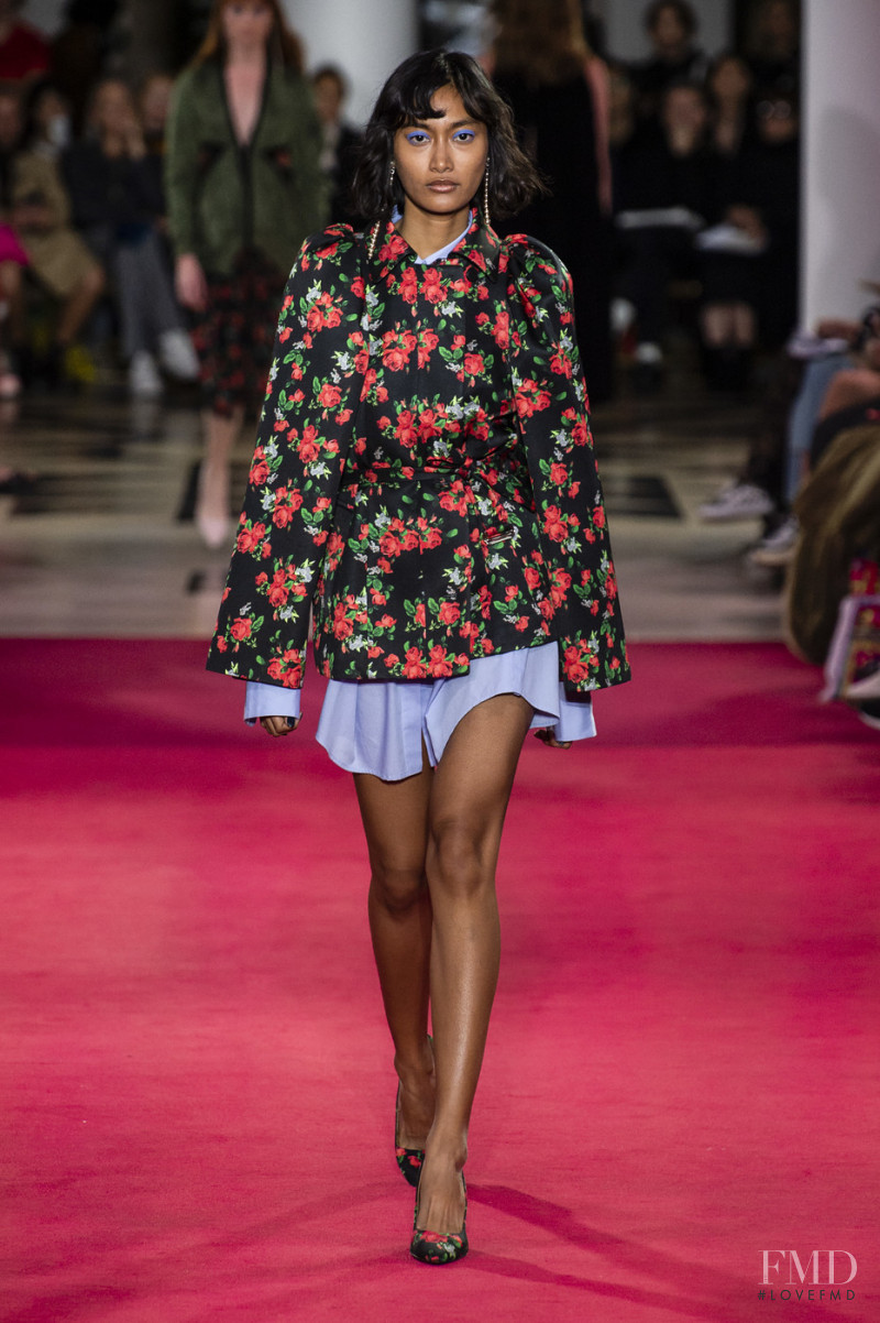 Atikah Karim featured in  the Lutz Huelle fashion show for Spring/Summer 2019