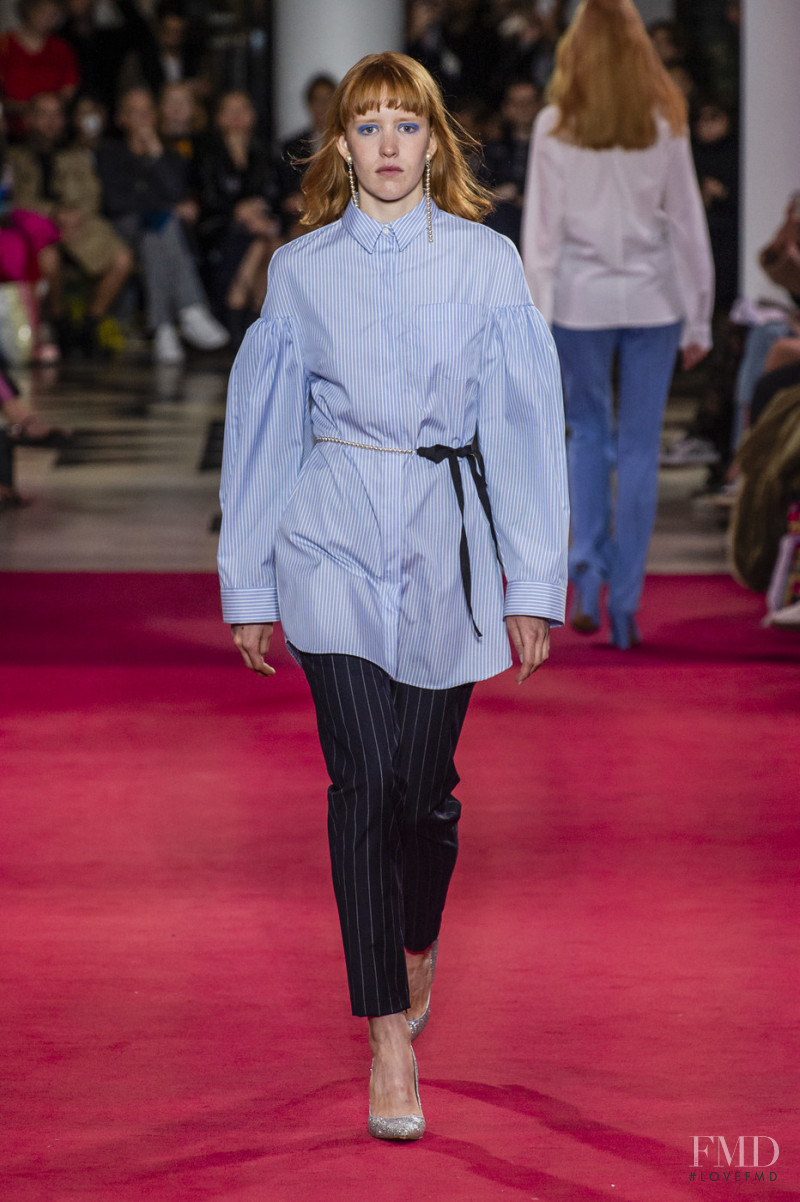 Mie Laban featured in  the Lutz Huelle fashion show for Spring/Summer 2019