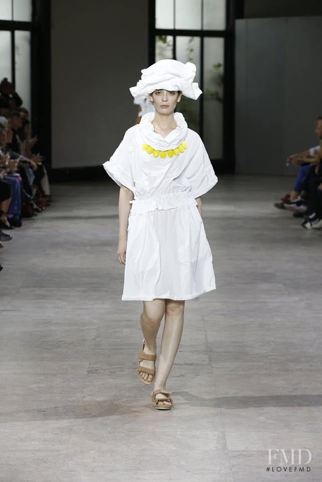 Cristina Piccone featured in  the Issey Miyake fashion show for Spring/Summer 2018