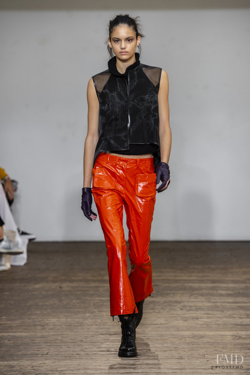 Nikki Vonsee featured in  the Olivier Theyskens fashion show for Spring/Summer 2019