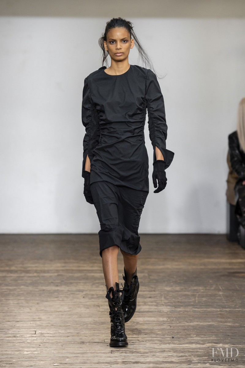 Annibelis Baez featured in  the Olivier Theyskens fashion show for Spring/Summer 2019