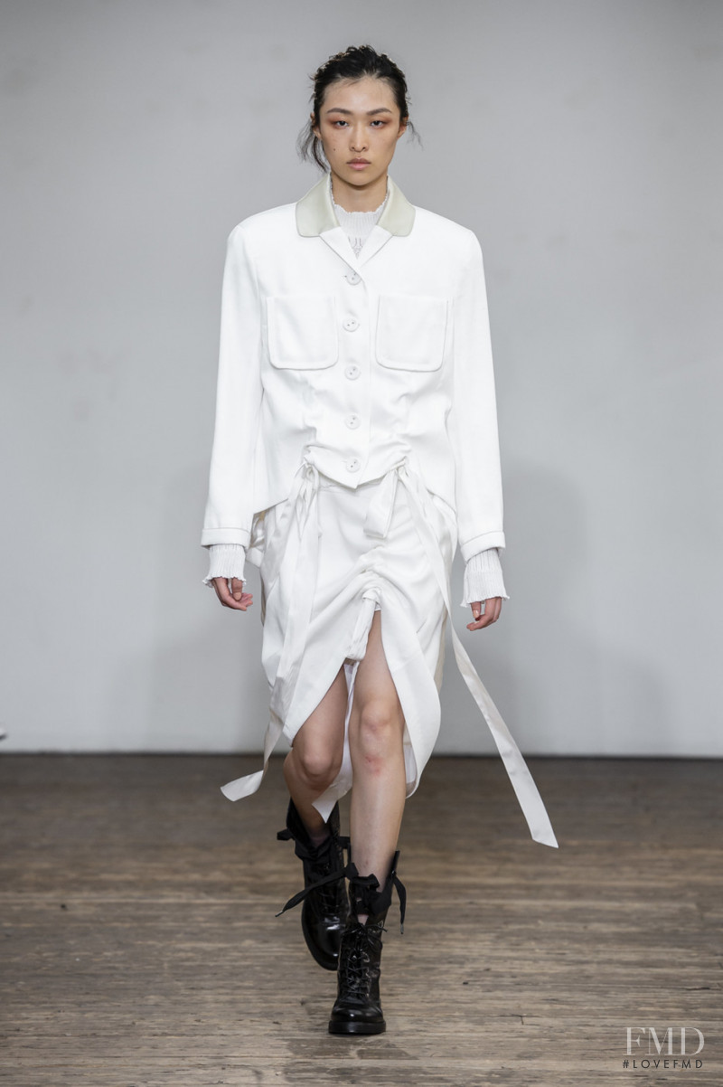 Chu Wong featured in  the Olivier Theyskens fashion show for Spring/Summer 2019