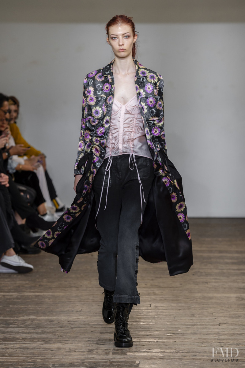 Remington Williams featured in  the Olivier Theyskens fashion show for Spring/Summer 2019