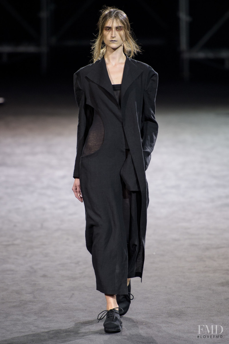 Daiane Conterato featured in  the Yohji Yamamoto fashion show for Spring/Summer 2019