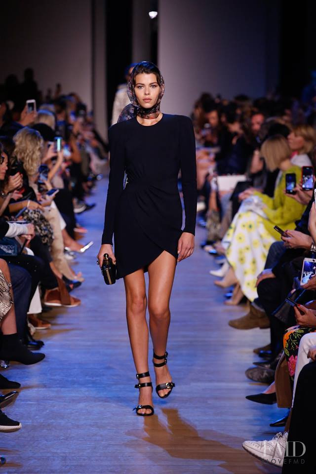 Georgia Fowler featured in  the Elie Saab fashion show for Spring/Summer 2019