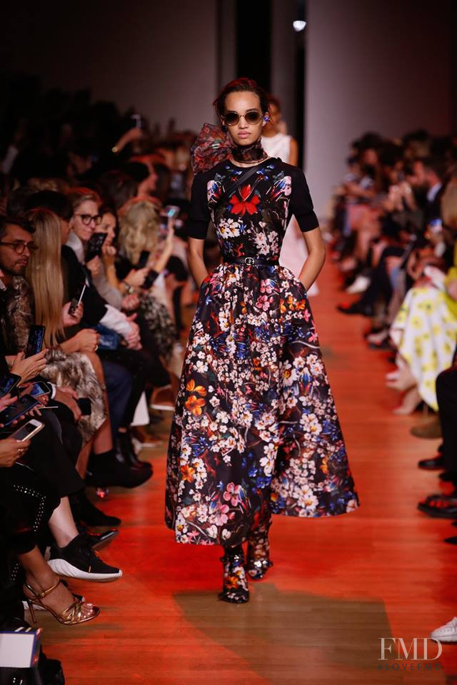 Ellen Rosa featured in  the Elie Saab fashion show for Spring/Summer 2019