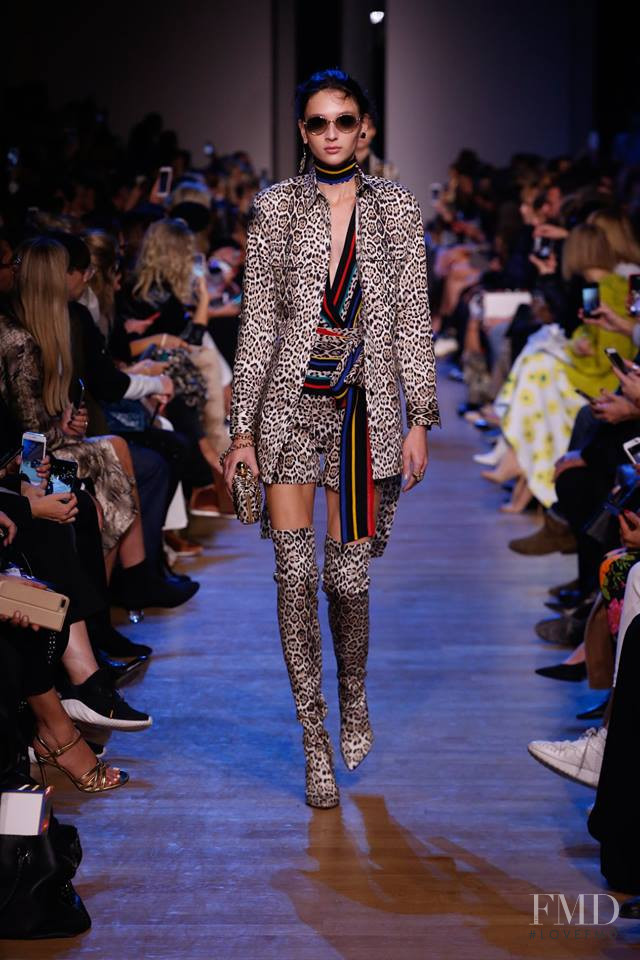 Justine Asset featured in  the Elie Saab fashion show for Spring/Summer 2019