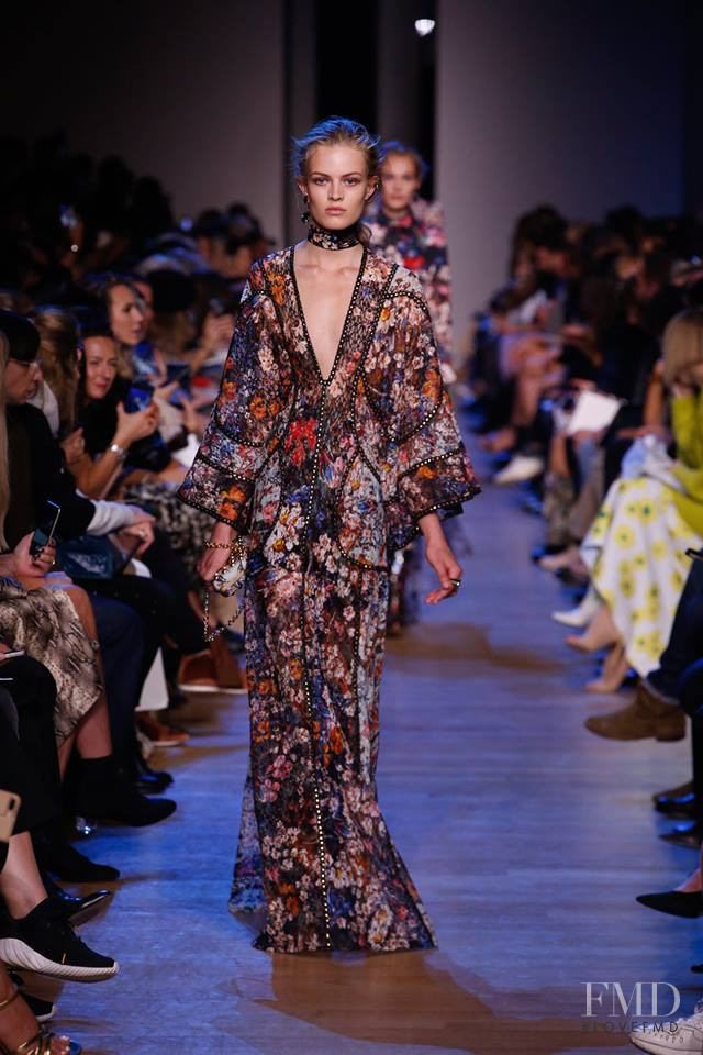 Sophia Roetz featured in  the Elie Saab fashion show for Spring/Summer 2019