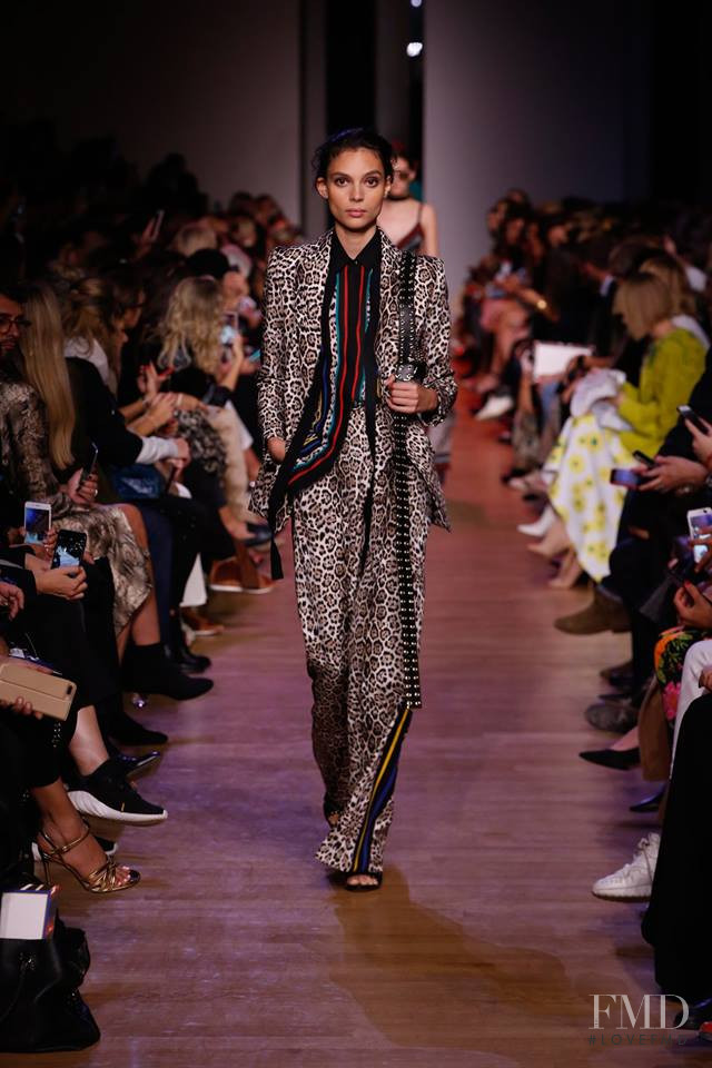 Charlee Fraser featured in  the Elie Saab fashion show for Spring/Summer 2019