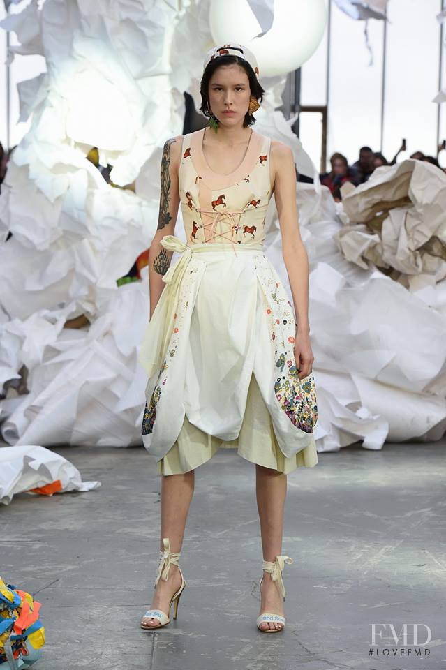 Kennah Lau featured in  the Vivienne Westwood fashion show for Spring/Summer 2019