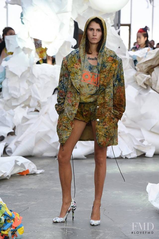 Julia Joubert featured in  the Vivienne Westwood fashion show for Spring/Summer 2019