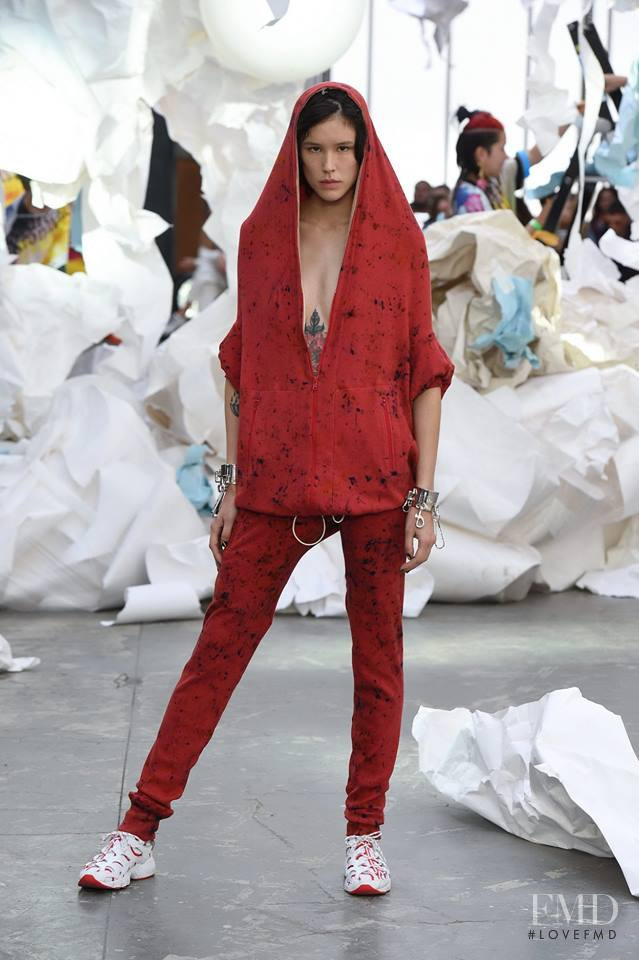 Kennah Lau featured in  the Vivienne Westwood fashion show for Spring/Summer 2019