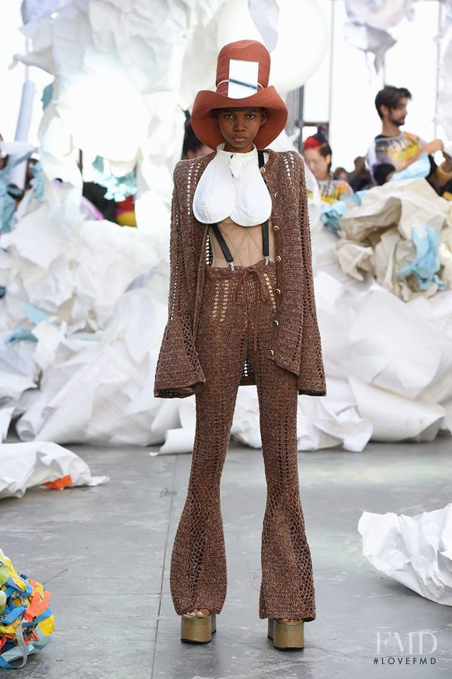 Bruna Di featured in  the Vivienne Westwood fashion show for Spring/Summer 2019