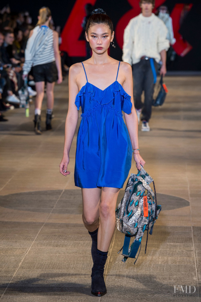 HoYeon Jung featured in  the Zadig & Voltaire fashion show for Spring/Summer 2019