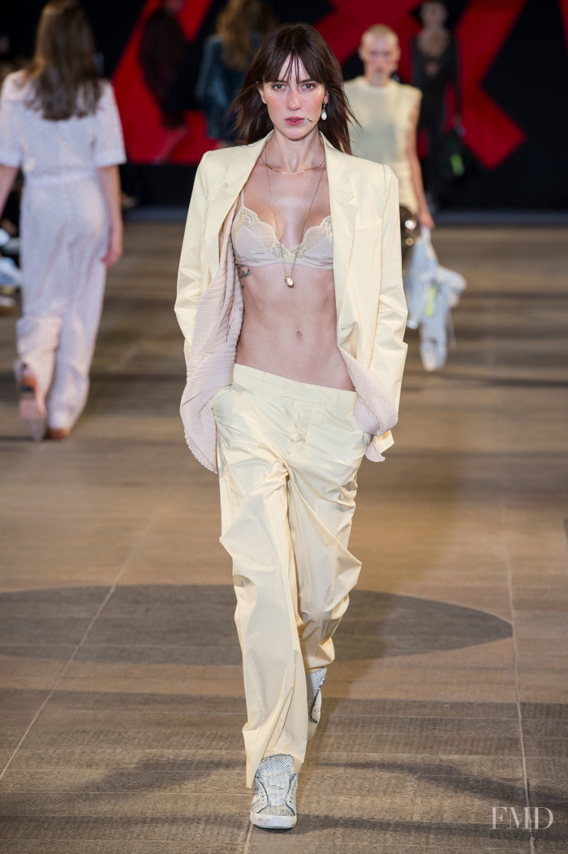 Teddy Quinlivan featured in  the Zadig & Voltaire fashion show for Spring/Summer 2019