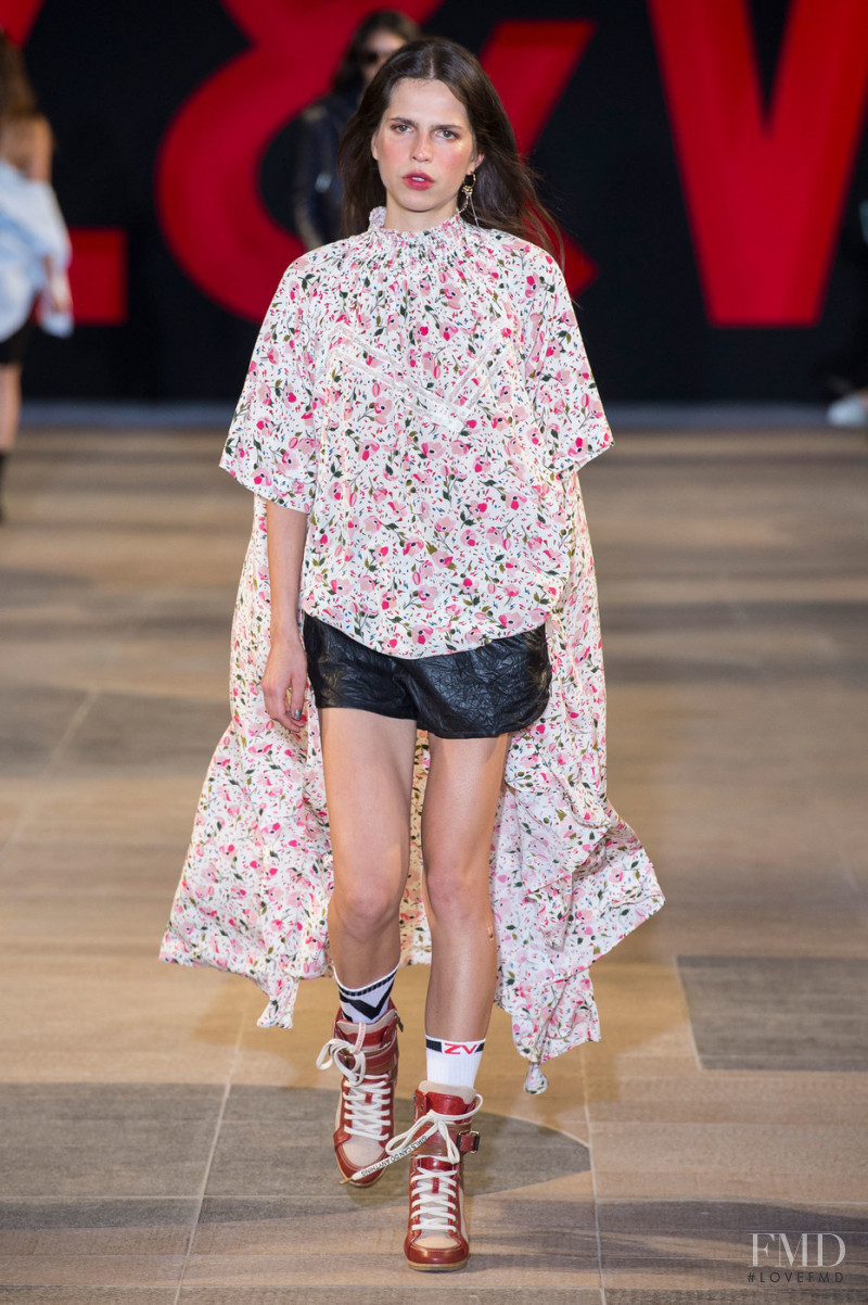 Hayett McCarthy featured in  the Zadig & Voltaire fashion show for Spring/Summer 2019