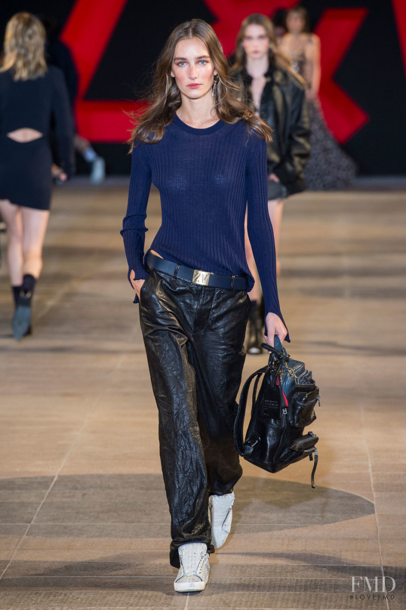 Joséphine Le Tutour featured in  the Zadig & Voltaire fashion show for Spring/Summer 2019