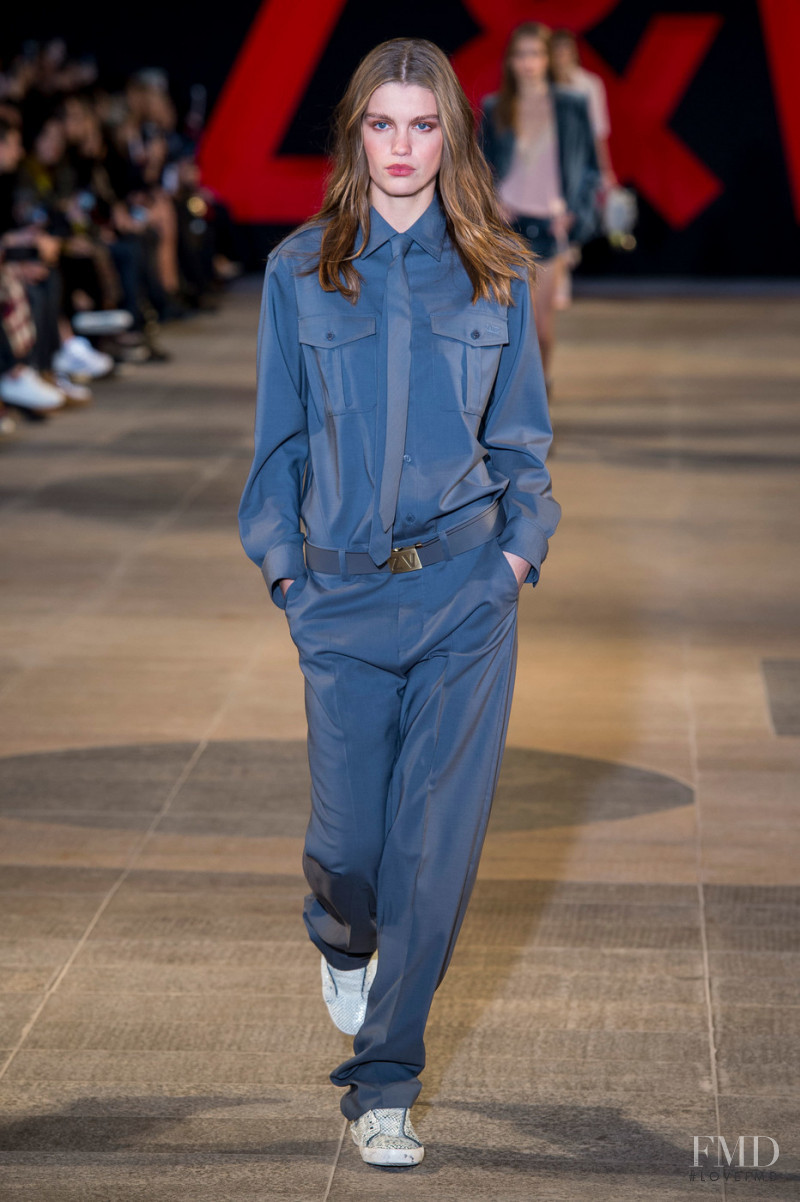 Luna Bijl featured in  the Zadig & Voltaire fashion show for Spring/Summer 2019