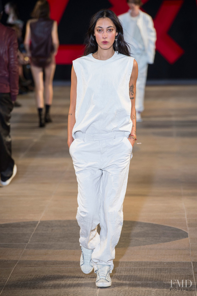Gaia Orgeas featured in  the Zadig & Voltaire fashion show for Spring/Summer 2019