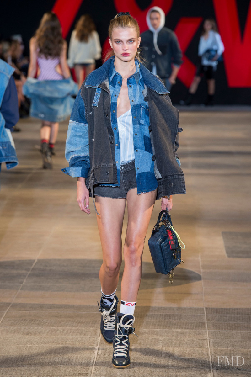 Dasha Khlystun featured in  the Zadig & Voltaire fashion show for Spring/Summer 2019