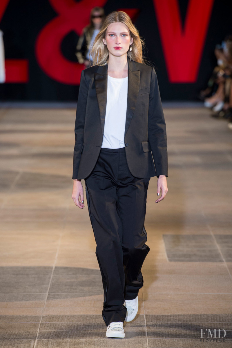 Liz Kennedy featured in  the Zadig & Voltaire fashion show for Spring/Summer 2019