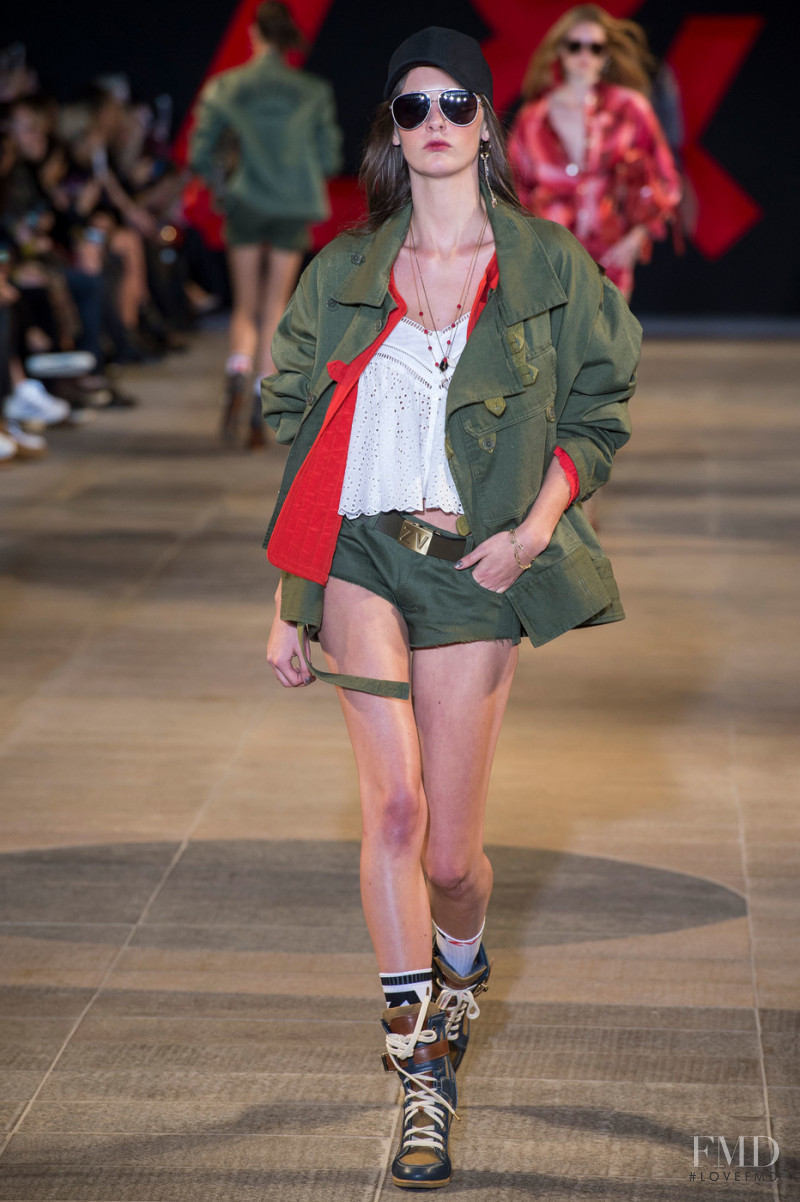 Lea Holzfuss featured in  the Zadig & Voltaire fashion show for Spring/Summer 2019