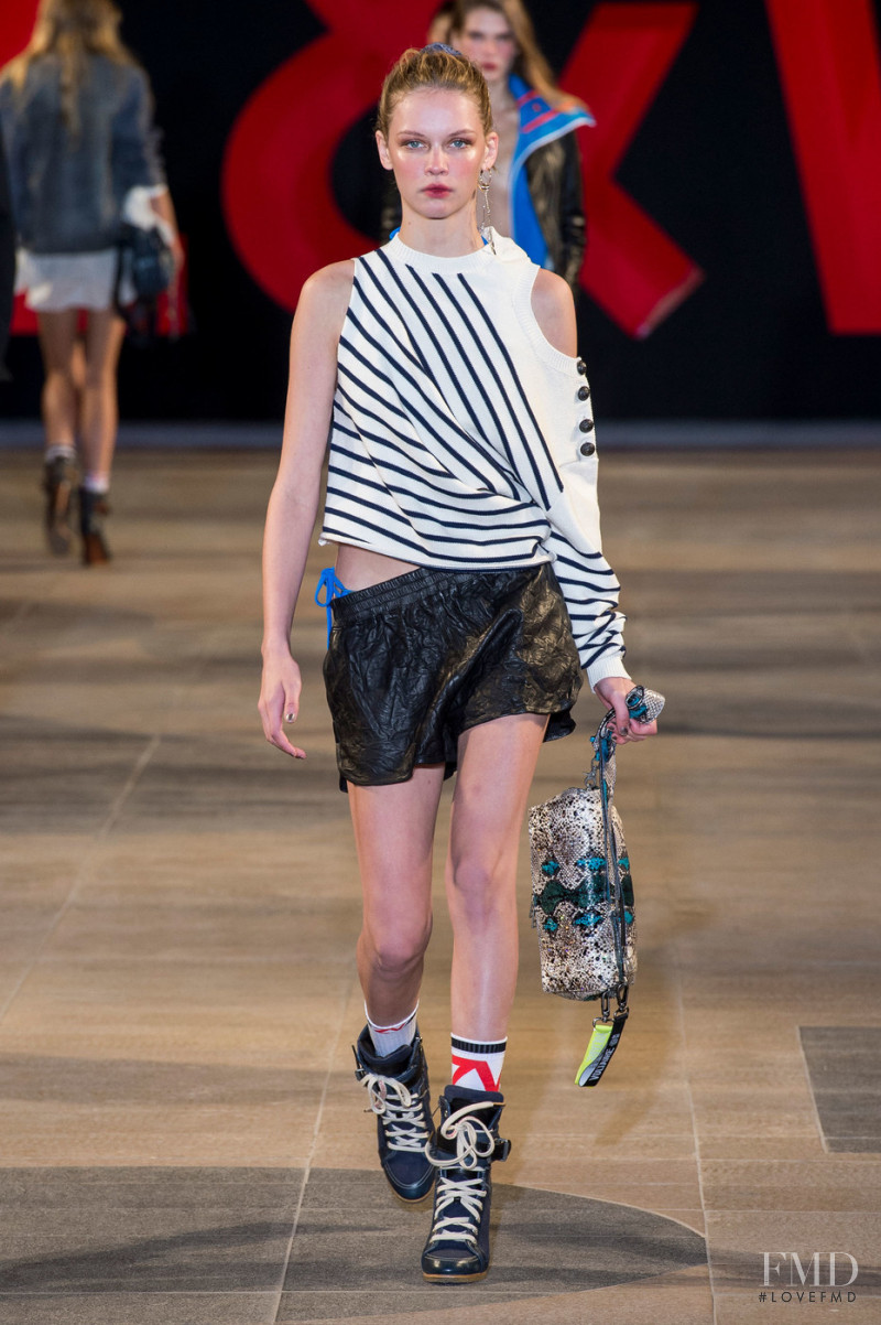 Faith Lynch featured in  the Zadig & Voltaire fashion show for Spring/Summer 2019