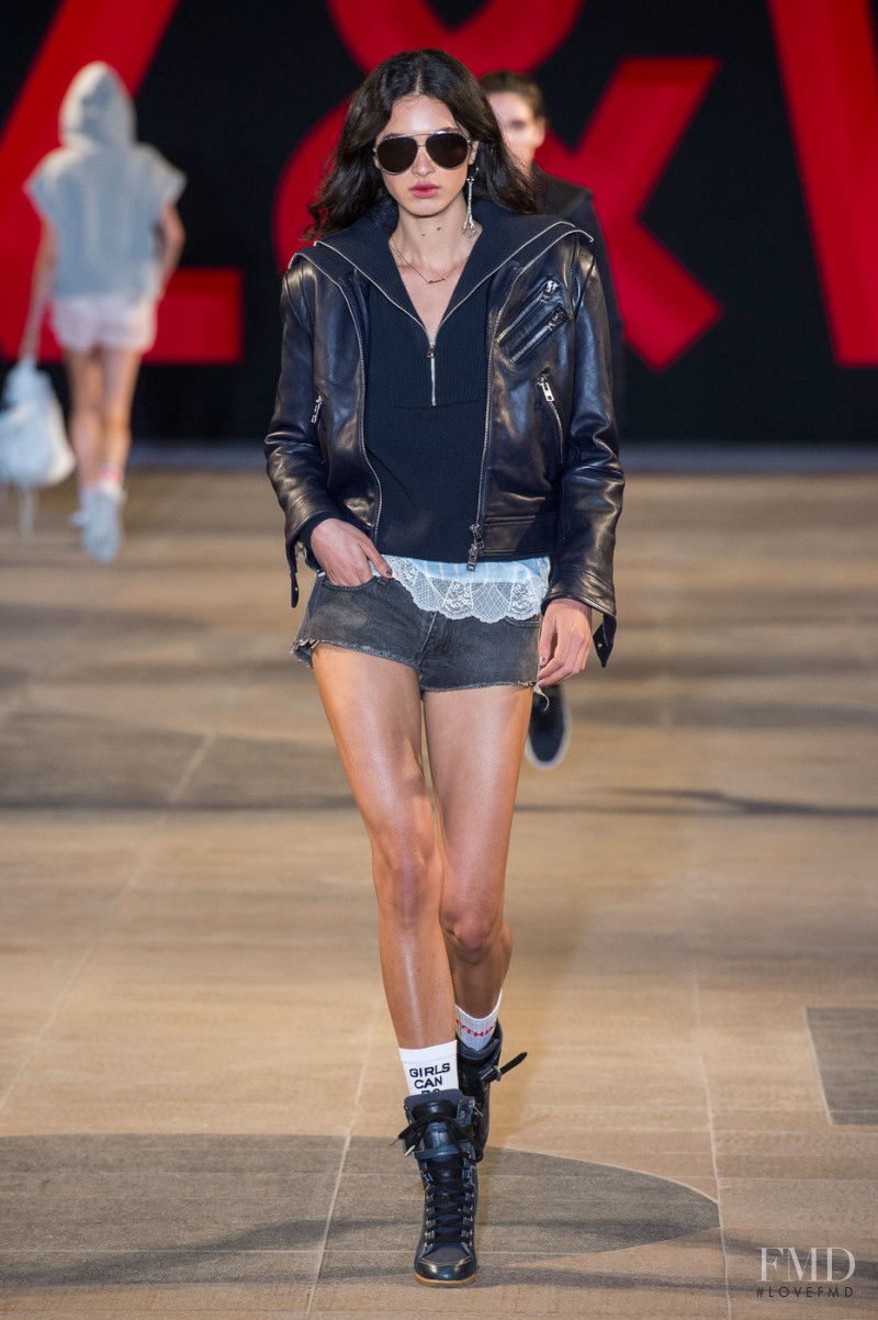 Aira Ferreira featured in  the Zadig & Voltaire fashion show for Spring/Summer 2019