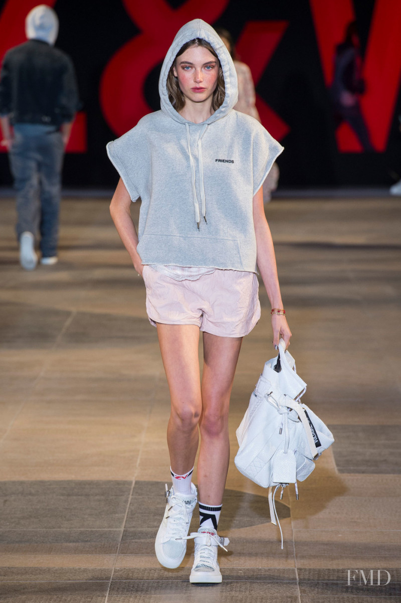 Celine Bethmann featured in  the Zadig & Voltaire fashion show for Spring/Summer 2019
