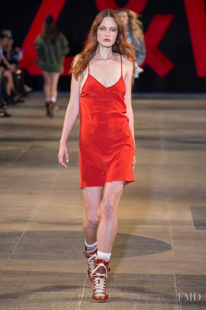 Julia Banas featured in  the Zadig & Voltaire fashion show for Spring/Summer 2019