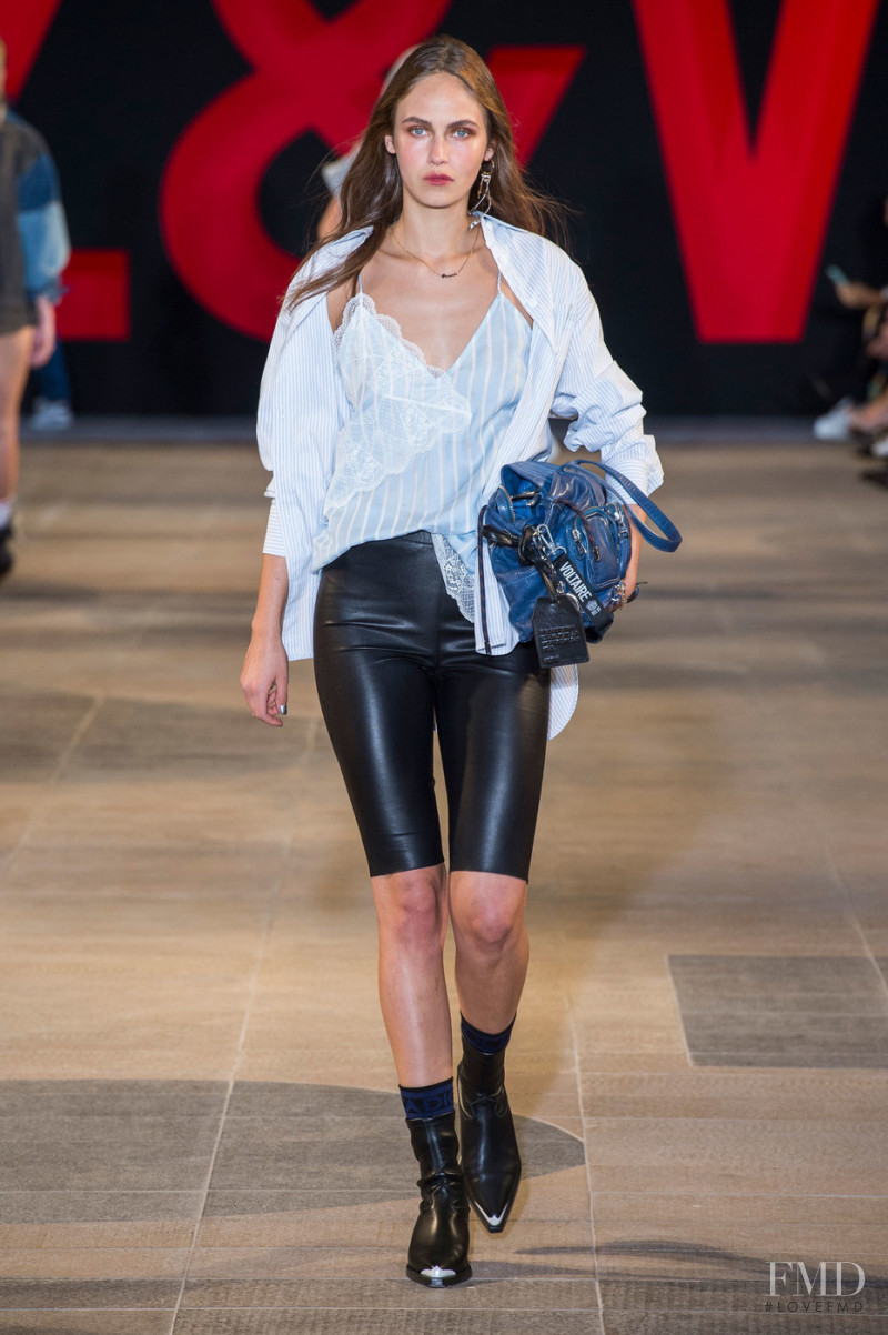 Elena Carriere featured in  the Zadig & Voltaire fashion show for Spring/Summer 2019