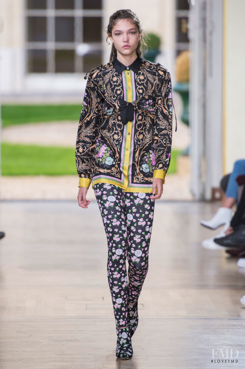 Jana Tvrdikova featured in  the Paul et Joe fashion show for Spring/Summer 2019